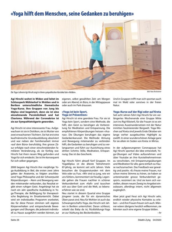 Zeitung_Yoga